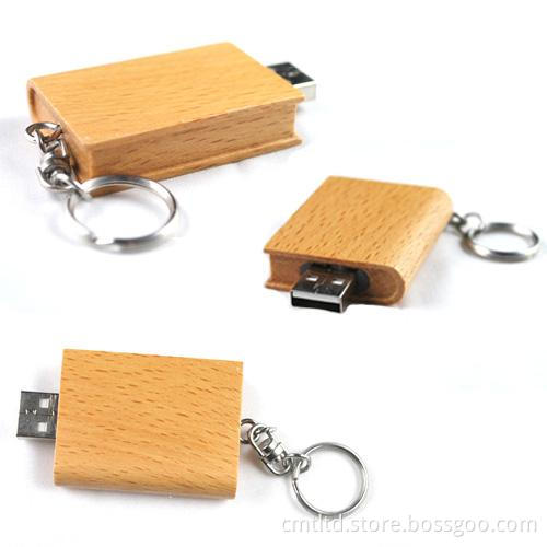 Promotional Gift Custom Bamboo USB Flash Drive (CMT-BM011)
